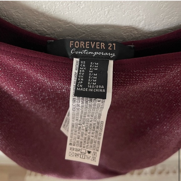 NWT Forever 21 Metallic Purple Bodycon
Mini Dress - Picture 9 of 10